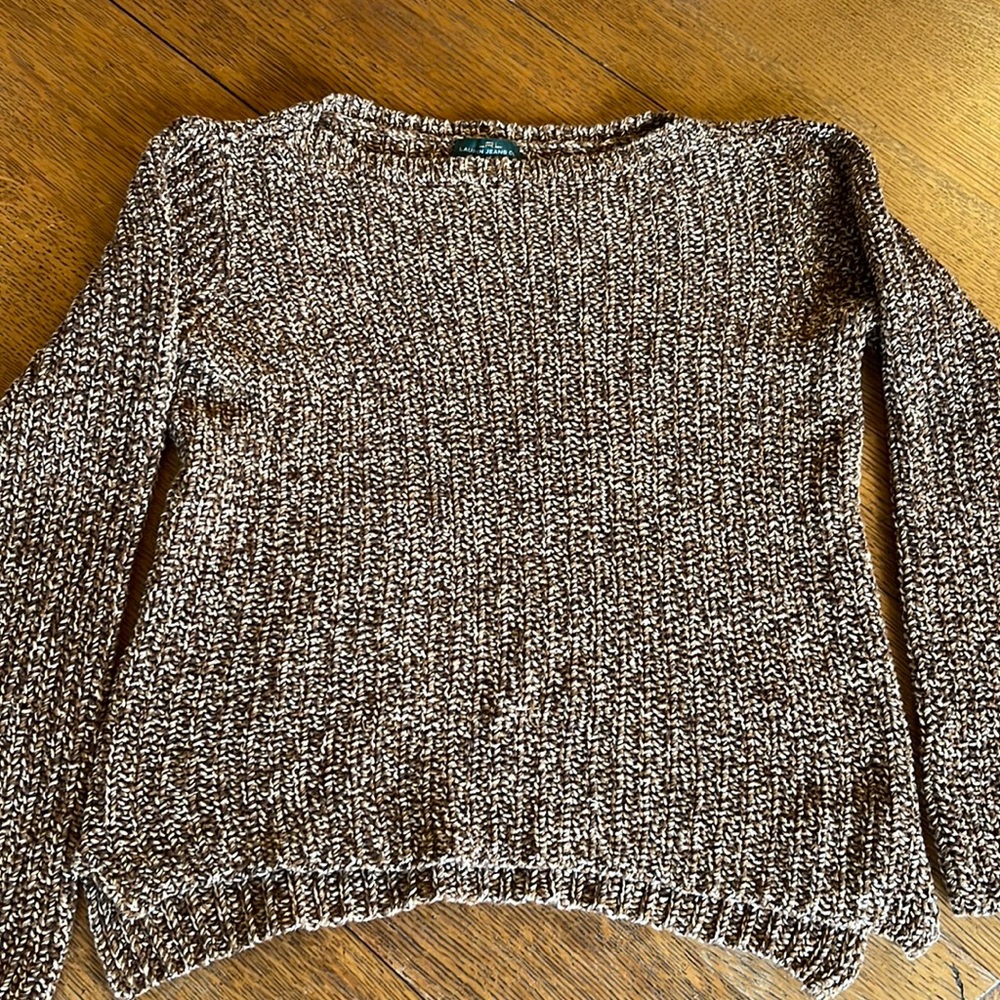 Women's Brown/cream Ralph Lauren Sweater